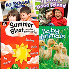BOOK LEARN-AT-HOME GRADE K SET OF 4