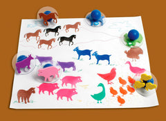 STAMP GIANT FARM ANIMALS