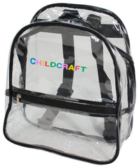 BACKPACK CLEAR SMALL WITH CHILDCRAFT LOGO