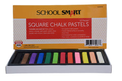 PASTEL CHALK SCHOOL SMART ASST COLOR SET OF 12