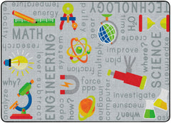 FLAGSHIP CARPETS - STEM - 6 FT X 8 FT 4 IN RECTANGLE - GRAY