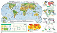 MAP ENVIRONMENTAL INTERACTIONS WORLD MAP