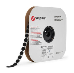 VELCRO LOOP ONLY 3/4 IN COINS ROLL BLACK