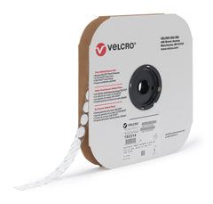VELCRO HOOK ONLY 3/4 IN COINS ROLL WHITE