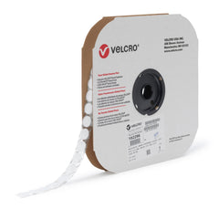 VELCRO LOOP ONLY 3/4 IN COINS ROLL WHITE