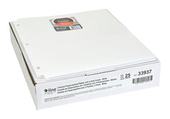 FOLDER 2-POCKET POLY 3HP WHITE PK OF 25