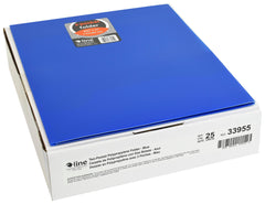 FOLDER 2-POCKET HEAVYWEIGHT POLY BLUE PACK OF 25
