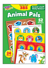 ANIMAL PALS STINKY STICKERS VARIETY - PACK OF 385