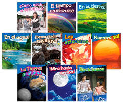 BOOKS LETS EXPLORE EARTH SPACE GR K-1 SPANISH SET OF 10
