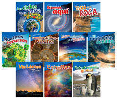 BOOKS LETS EXPLORE EARTH SPACE GR 4-5 SPANISH SET OF 10