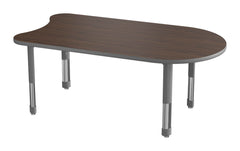 TABLE - CLASSROOM SELECT - NEOSHAPE TASA ACTIVITY TABLE - 60 X 32 - SPECIFY PRODUCT HEIGHT - LAMINATE - T-MOLD - SPECIFY TOP COLOR - SPECIFY EDGE COLOR - SPECIFY LEG COLOR - NEOCLASS