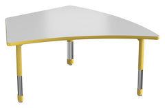TABLE - CLASSROOM SELECT - NEOSHAPE KITE ACTIVITY TABLE - 60 X 52 - SPECIFY PRODUCT HEIGHT - MARKERBOARD - T-MOLD - SPECIFY TOP COLOR - SPECIFY EDGE COLOR - SPECIFY LEG COLOR - NEOCLASS