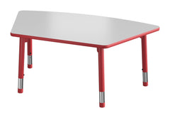 TABLE - CLASSROOM SELECT - NEOSHAPE CANOPY ACTIVITY TABLE - 60 X 34 - SPECIFY PRODUCT HEIGHT - MARKERBOARD - T-MOLD - SPECIFY TOP COLOR - SPECIFY EDGE COLOR - SPECIFY LEG COLOR - APOLLO