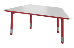 TABLE - CLASSROOM SELECT - NEOSHAPE VOLCANO ACTIVITY TABLE - 60 X 30 - SPECIFY PRODUCT HEIGHT - MARKERBOARD - T-MOLD - SPECIFY TOP COLOR - SPECIFY EDGE COLOR - SPECIFY LEG COLOR - APOLLO