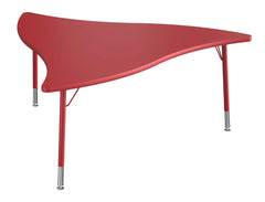 TABLE - CLASSROOM SELECT - NEOSHAPE PROP ACTIVITY TABLE - 60 X 54 - SPECIFY PRODUCT HEIGHT - LAMINATE - T-MOLD - SPECIFY TOP COLOR - SPECIFY EDGE COLOR - SPECIFY LEG COLOR - STANDARD