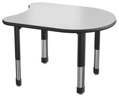 DESK - CLASSROOM SELECT - NEOSHAPE TASA DESK - 36 W X 28 D - SPECIFY PRODUCT HEIGHT - MARKERBOARD - SPECIFY TOP COLOR - LOCKEDGE - SPECIFY EDGE COLOR - SPECIFY LEG COLOR