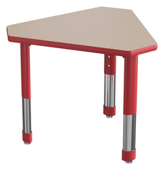 DESK - CLASSROOM SELECT - NEOSHAPE GEM DESK - 31 W X 27 D - SPECIFY PRODUCT HEIGHT - LAMINATE - SPECIFY TOP COLOR - T-MOLD - SPECIFY EDGE COLOR - SPECIFY LEG COLOR