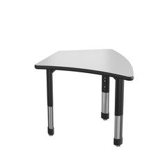 DESK - CLASSROOM SELECT - NEOSHAPE KITE DESK - 34 W X 30 D - SPECIFY PRODUCT HEIGHT - MARKERBOARD - SPECIFY TOP COLOR - LOCKEDGE - SPECIFY EDGE COLOR - SPECIFY LEG COLOR
