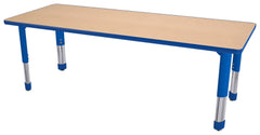 TABLE - CLASSROOM SELECT - RECTANGLE ACTIVITY TABLE - 72 W X 36 D IN - SPECIFY PRODUCT HEIGHT - LAMINATE - T-MOLD - SPECIFY TOP COLOR - SPECIFY EDGE COLOR - SPECIFY LEG COLOR - NEOCLASS