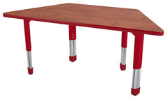 TABLE - CLASSROOM SELECT - TRAPEZOID ACTIVITY TABLE - 60 W X 30 D IN - SPECIFY PRODUCT HEIGHT - LAMINATE - T-MOLD - SPECIFY TOP COLOR - SPECIFY EDGE COLOR - SPECIFY LEG COLOR - NEOCLASS