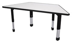 TABLE - CLASSROOM SELECT - TRAPEZOID ACTIVITY TABLE - 48 W X 24 D IN - SPECIFY PRODUCT HEIGHT - MARKERBOARD - LOCKEDGE - SPECIFY TOP COLOR - SPECIFY EDGE COLOR - SPECIFY LEG COLOR - NEOCLASS