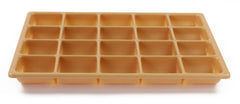 TRAY 17-1/2 X 12-1/4 X 1-1/2 IN 20 COMPARTMENT TAN