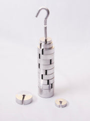 WEIGHTS SLOTTED ALUMINUM SET OF 12