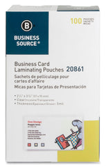 POUCH LAMINATE BSNCRD 5MIL- PACK OF 100- BSN20861