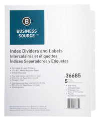 DIVIDERS PRINTABLE 5 TAB 3HP 25 SETS BSN36685
