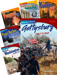 DS BOOKS TIME MIDDLE SCHOOL YOU ARE THERE SET OF 9