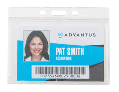 HOLDER BADGE FRST 25PKCLR - AVT76075 - PACK OF 25