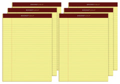 PAD LEGAL 8.5X11.75 IN CANARY 50 SHTS PK OF 6 TOP63956