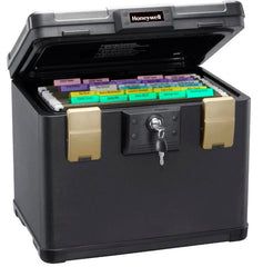 HONEYWELL 30 MINUTE FIRE SAFE WATERPROOF FILING SAFE BOX CHEST FITS LETTER AND A4 FILES - MEDIUM