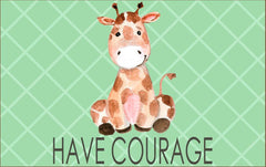 CHILDCRAFT - CARPETS - NURSERY COURAGEOUS GIRAFFE - RECTANGLE - 5 FT X 8 FT - SPECIFY CARPET COLOR