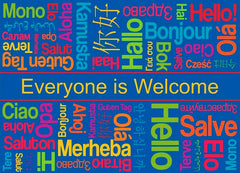 CHILDCRAFT - CARPETS - EVERYONE IS WELCOME - RECTANGLE - 6 FT X 9 FT