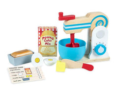 WOODEN MAKE-A-CAKE MIXER SET OF 11