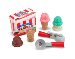 SCOOP AND STACK ICE CREAM CONE PLAYSET - SET OF 9