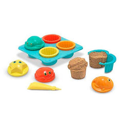 SEASIDE SIDEKICKS SAND CUPCAKE - SET OF 12