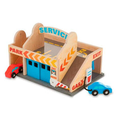 SERVICE STATION PARKING GARAGE - SET OF 3