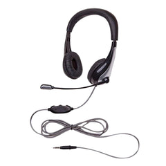 HEADSET ON-EAR W/GOOSENECK MICROPHONE 3.5MM BLACK CALIFONE NEOTECH 1025MT EACH