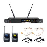 Citronic TU series bodypack wireless microphone systems – 2 Channel