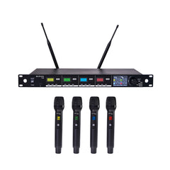Citronic TU series handheld wireless microphone systems – 4 Channel