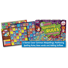 6 Super Spelling Rules Board Games