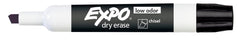 MARKER EXPO DRY ERASE LOW ODOR BLACK CHISEL - EACH
