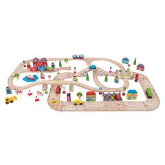 City Road And Rail Set (108 Pieces)