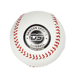 DS Leather Baseball 9\" - Genuine Leather White