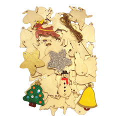 Christmas Wooden Decorations Pk54