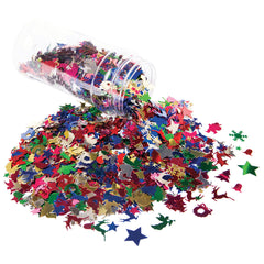 Christmas Sequin Mix 100G Tub