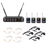 Chord XU series UHF wireless bodypack microphone systems – 4 channel