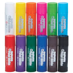 Paint Sticks Chubby Assorted Pack12